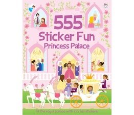 555 Sticker Fun Princess Palace Book