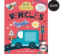 Big Stickers Activity Vehicles Book