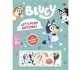 Bluey Lets Play Outside Magnet Book