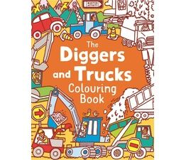 Diggers Trucks Colouring Book