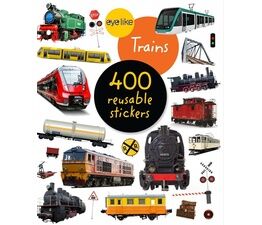Eyelike Stickers Trains Book