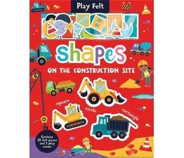 Play Felt Shapes Construction Site Book