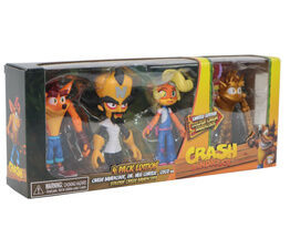 Crash Bandicoot - 4.5" Action Figure 4pk - HE21525