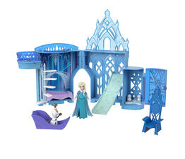 Disney - Small Doll Elsa's Snowy Surprise Castle Playset - HLX01