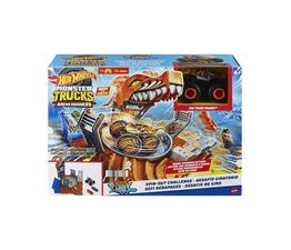 Hot Wheels Monster Trucks Tiger Shark Spin-Out Arena Playset