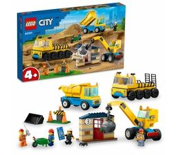 LEGO City Great Vehicles - Construction Trucks & Wrecking Ball - 60391