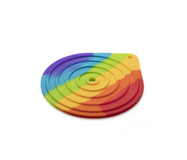 Taylors Eye Witness Rainbow Silicone Round Trivet