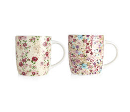 Simply Home - Floral Flowers assorted Porcelain mugs