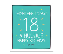 18 Huuuge Happy Birthday