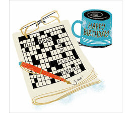 Crossword Puzzle And Pen