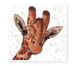 Giraffe Blank Card
