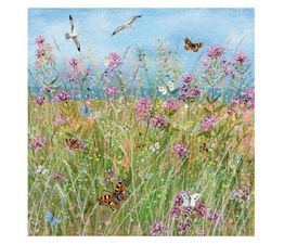 Wildflowers On A Sea Wall