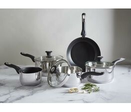 Simply Home - S/S 16cm Saucepan With D/Lid