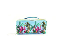Danielle - Botanical Palm Blue Travel Storage Bag