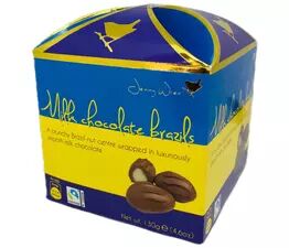 Jenny Wren Milk Chocolate Brazil Nuts in Circus Box (130g)