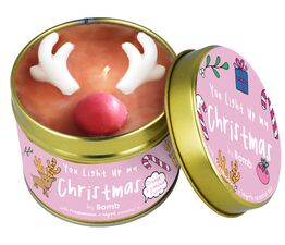 Bomb Cosmetics - You Light Up My Christmas Scent Stories Tin Candle