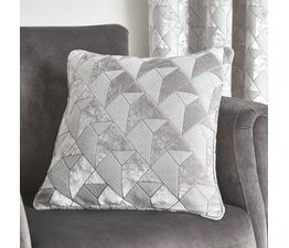 Appletree Boutique - Quentin - Jacquard Cushion Cover - 43 x 43cm in Silver