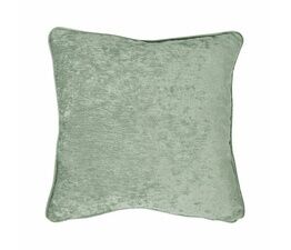 Curtina - Textured Chenille - Textured Filled Cushion - 43 x 43cm in Green