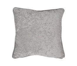 Curtina - Textured Chenille - Textured Cushion Cover - 43 x 43cm in Grey