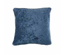 Curtina - Textured Chenille - Textured Cushion Cover - 43 x 43cm in Navy