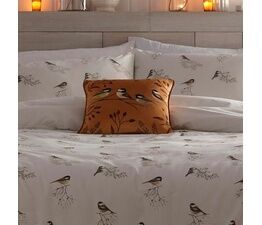Dreams & Drapes Lodge - Chickadee's - Velvet Filled Cushion - 43 x 43cm in Gold