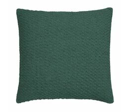 Drift Home - Hayden - 100% Recycled Cotton Cushion Cover - 43 x 43cm in Green