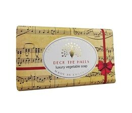 English Soap Company - Festive Wrapped Soap - Deck The Halls