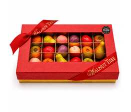 Walnut Tree - Medium Gift Box of Marzipan Fruit 190g