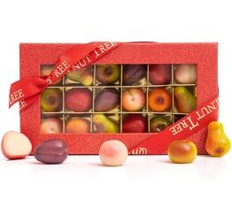 Walnut Tree - Medium Gift Box of Marzipan Fruit 190g