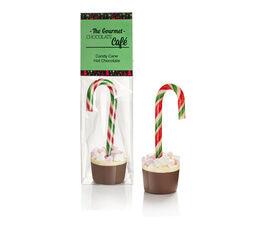 The Gourmet Chocolate Pizza Company Candy Cane Hot Chocolate Stirrer