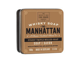 The Scottish Fine Soaps Company - Whisky Cocktail Soap in a Tin The Manhattan