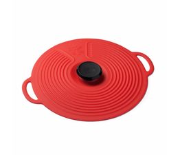 Zeal L252T Coperchi Universali In Silicone 20 Cm - Sottovuoto Ermetici, Riutilizzabili, Grigio Scuro, Resistenti Al Calore (250°C)