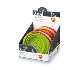 Zeal - Collapsible Colander (19cm) - Red