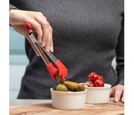 Zeal - Hand Tongs Mini Silicone - Red