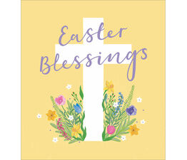 Easter Card - Easter Cross And Foliage