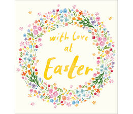 Easter Card - Easter Wreath