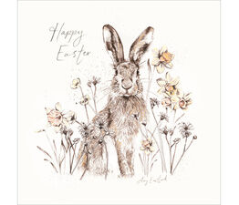 Easter Card - Hare
