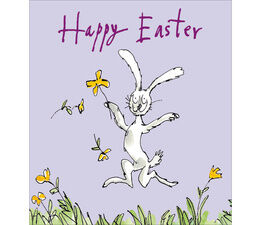 Easter Card - Rabbit, cat, Various Versions