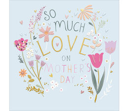Mothers Day Card - Tulip Flower Stems