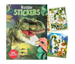 Dino World - Number Sticker