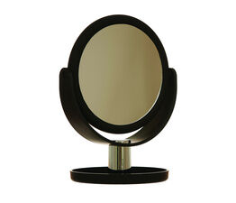 Danielle - Soft Touch Vanity Mirror With Tray Black