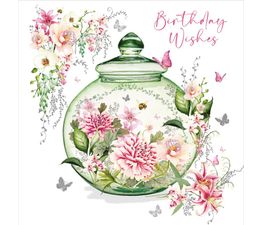 Birthday Wishes Glass Jar