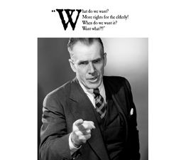 Man In Suit Pointing