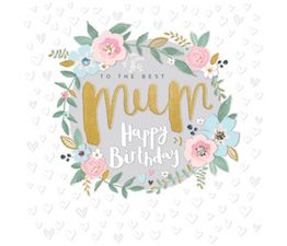 Mum Birthday Floral Wreath