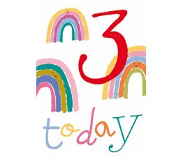 Rainbows Round the Number three