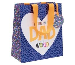 Glick - Bag Medium Best Dad Hearts