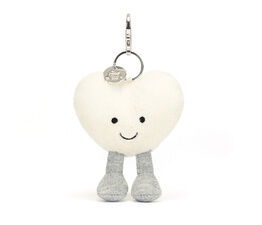 Jellycat - Amuseables Cream Heart Bag Charm
