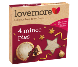 Lovemore - Gluten Free Mince Pies 4 Pack