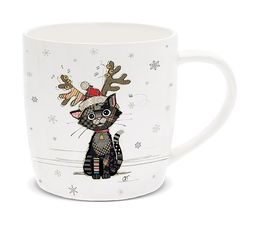 Xmas Bug Art Mug Kitten