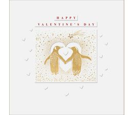 Valentines Day Card - Penguins Valentine